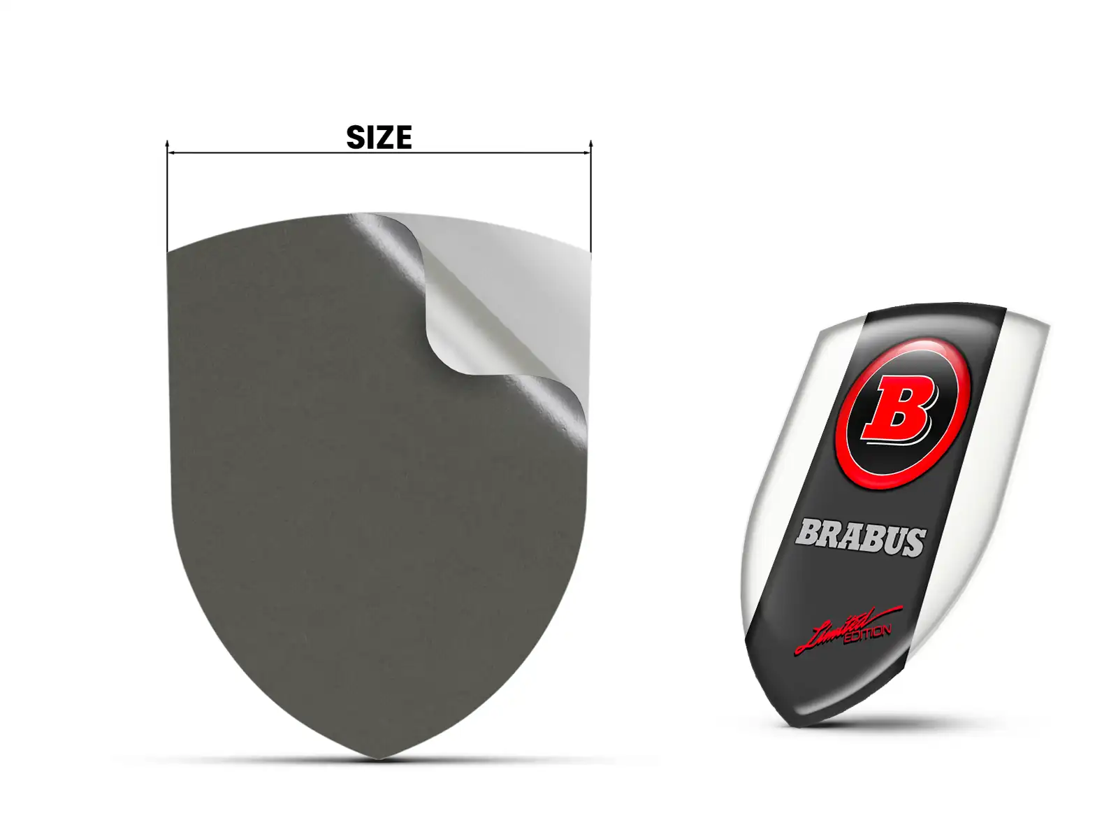 Brabus Autocollants Fenêtre Luxe Haute Qualité Drift